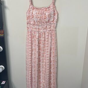 Maxi Floral Print Dress